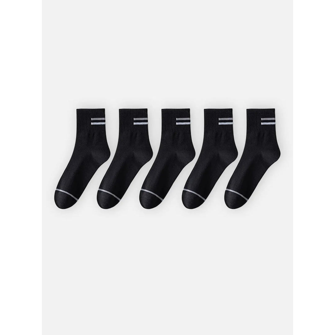 Cobus Striped Crew Socks, 5-Pack - image 13
