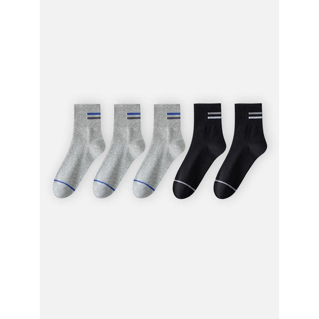 Cobus Striped Crew Socks, 5-Pack - image 14