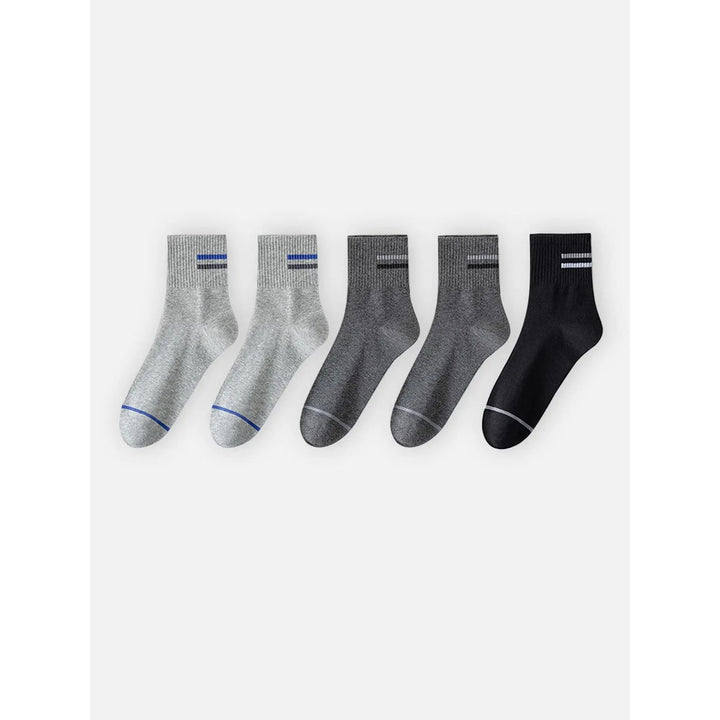 Cobus Striped Crew Socks, 5-Pack - image 15