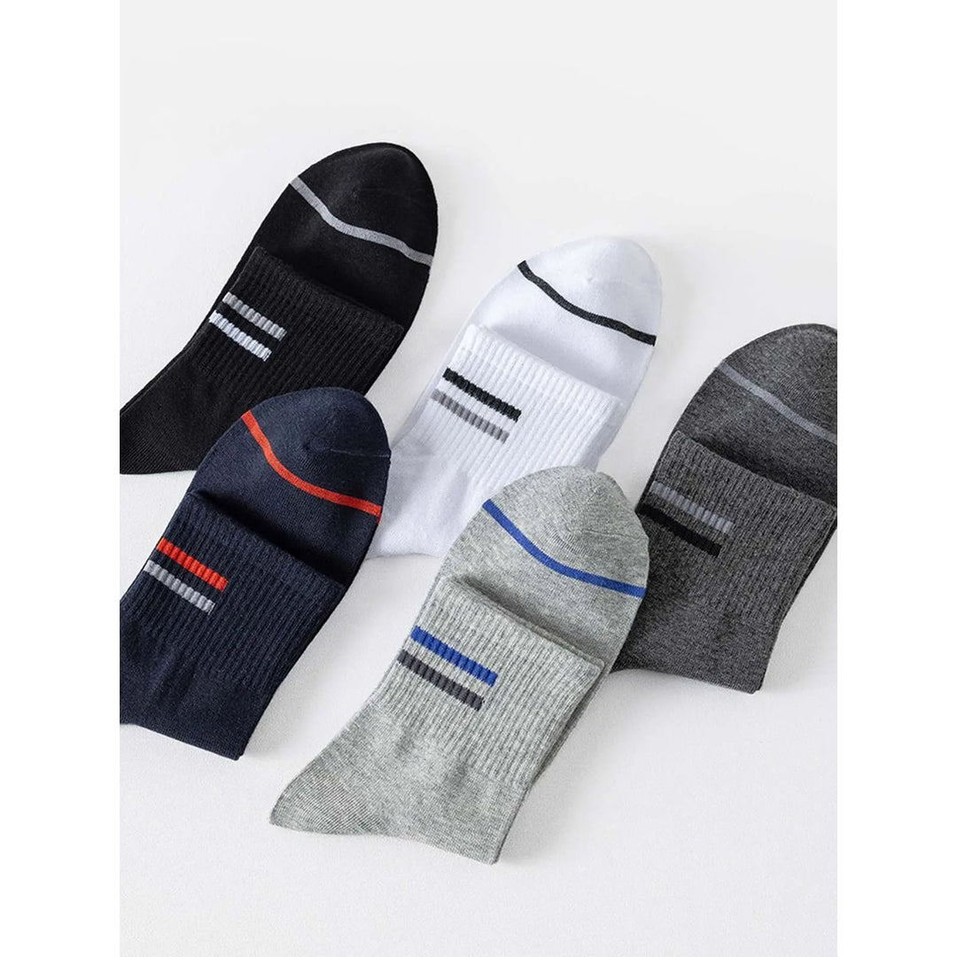 Cobus Striped Crew Socks, 5-Pack - image 4