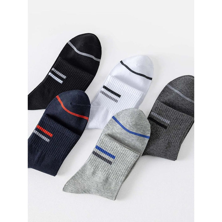 Cobus Striped Crew Socks, 5-Pack - image 4
