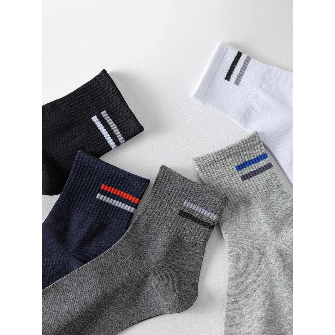Cobus Striped Crew Socks, 5-Pack - image 5