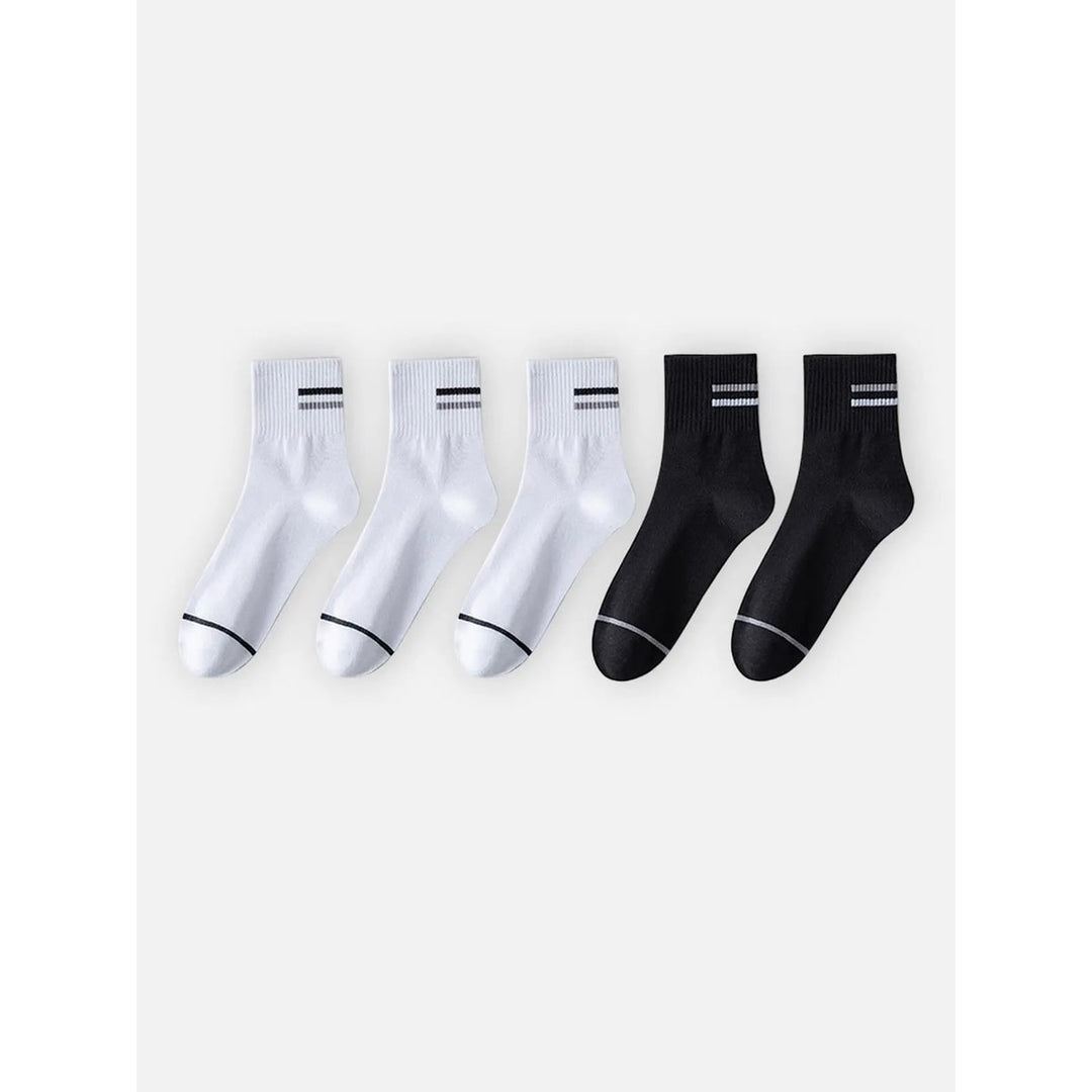 Cobus Striped Crew Socks, 5-Pack - image 9