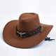Frederik Faux Suede Western Hat with Studded Band - image 6