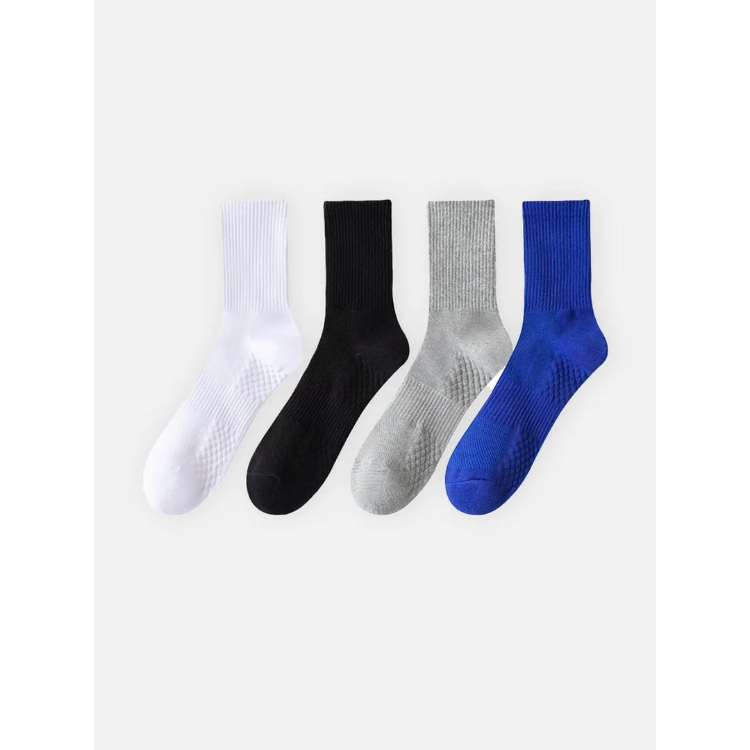 Egbert Cushioned Cotton-Blend Crew Socks - image 1