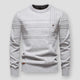 Constant Textured Stripe Crewneck Sweater - image 5