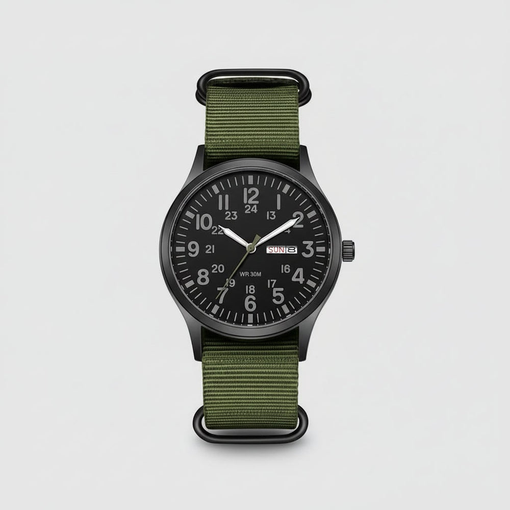 Gerard Field Watch with Date Window and Nylon Strap - image 2