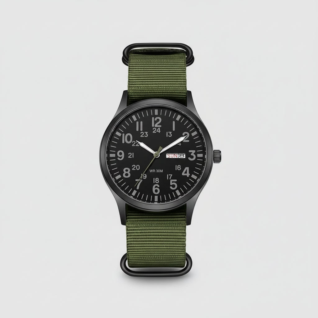 Gerard Field Watch with Date Window and Nylon Strap - image 2