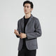 Armand Herringbone Blazer with Patch Pockets - image 1