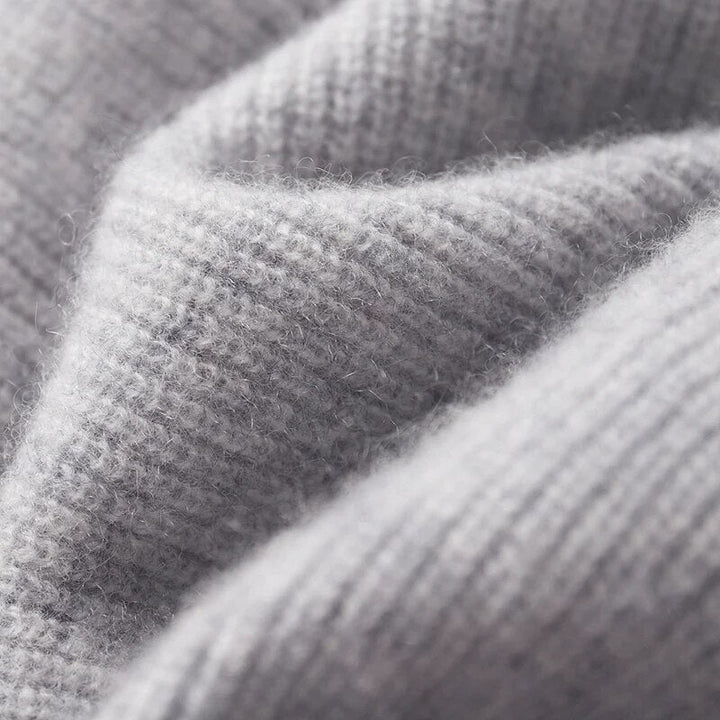 Ewout Ribbed Knit Zip-Up Hoodie Sweater - image 3