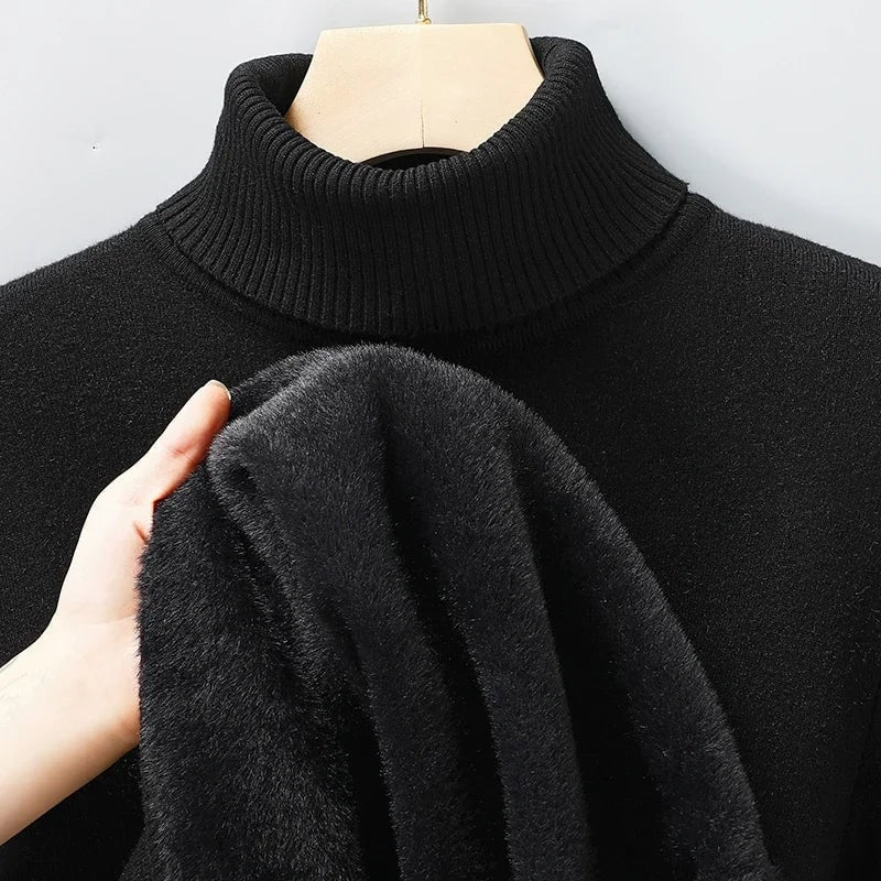 Forrest Fleece-Lined Turtleneck Sweater - image 10