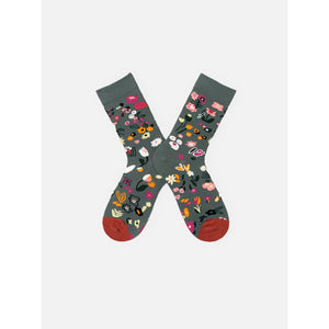 Gray Floral