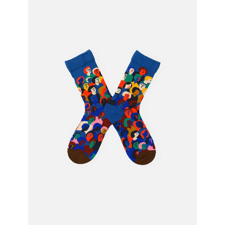 Niels Patterned Crew Socks - image 4