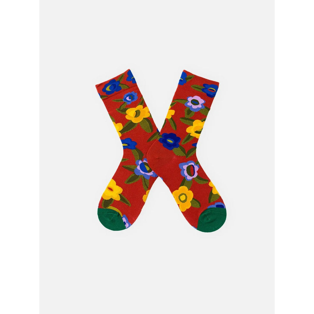Niels Patterned Crew Socks - image 8