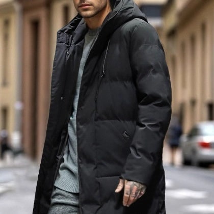 Frits Long Quilted Hooded Puffer Coat - image 1