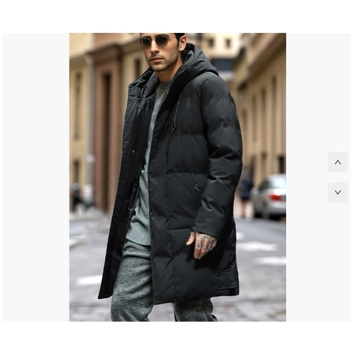 Frits Long Quilted Hooded Puffer Coat - image 4