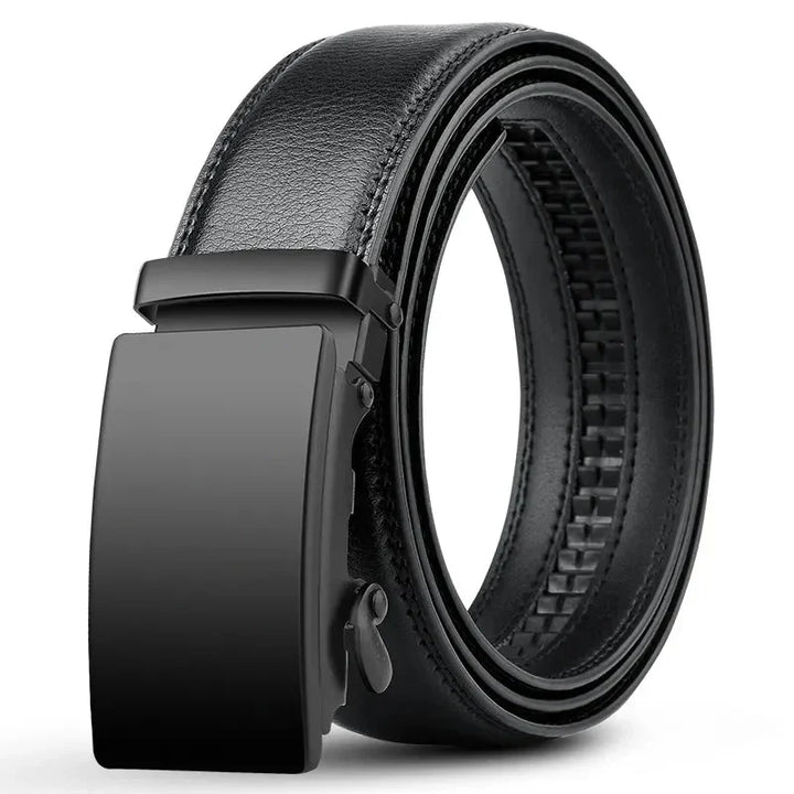 Baxter Leather Ratchet Belt with Automatic Buckle - image 1