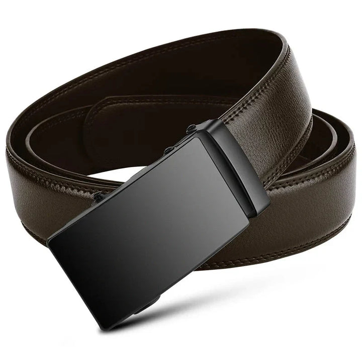 Baxter Leather Ratchet Belt with Automatic Buckle - image 3