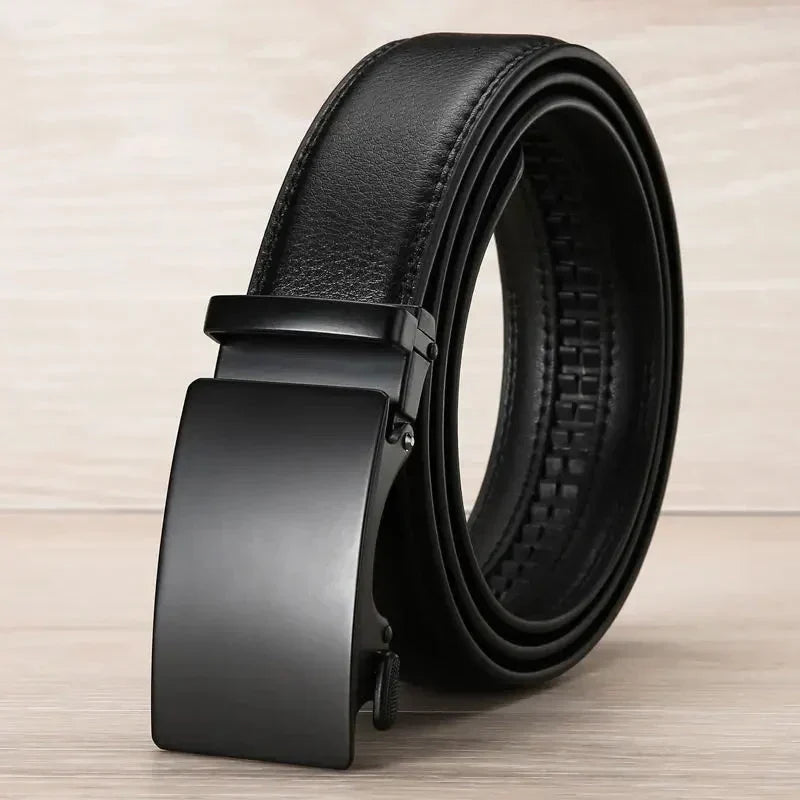 Baxter Leather Ratchet Belt with Automatic Buckle - image 5