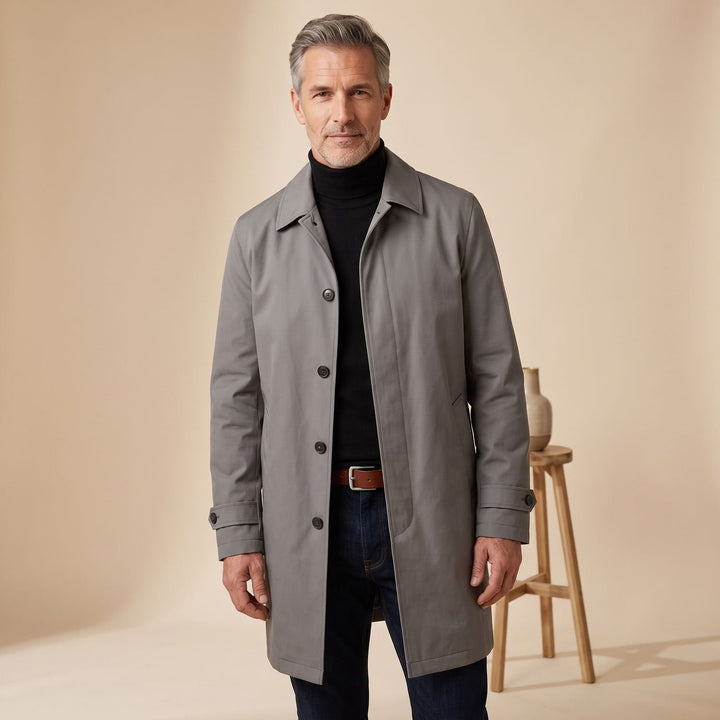 Maurits Button-Front Weather-Resistant Car Coat - image 2