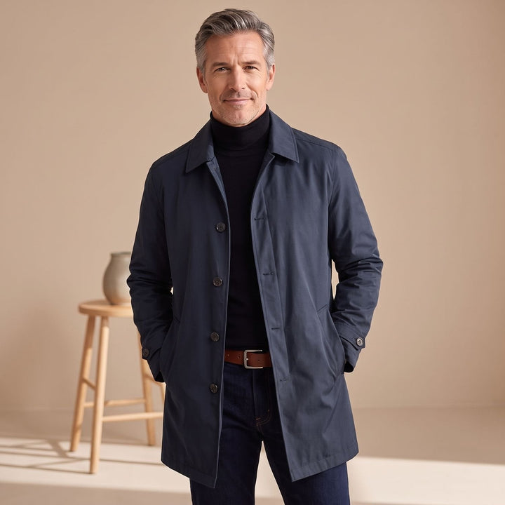 Maurits Button-Front Weather-Resistant Car Coat - image 4