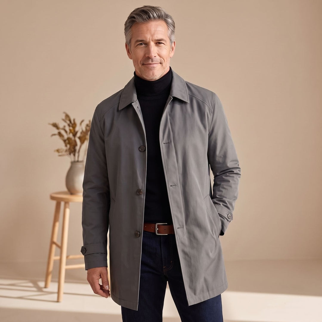 Maurits Button-Front Weather-Resistant Car Coat - image 7