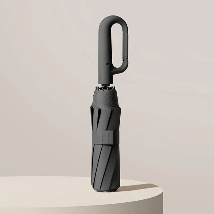Callista Compact Windproof Travel Umbrella with Clip Handle - image 1