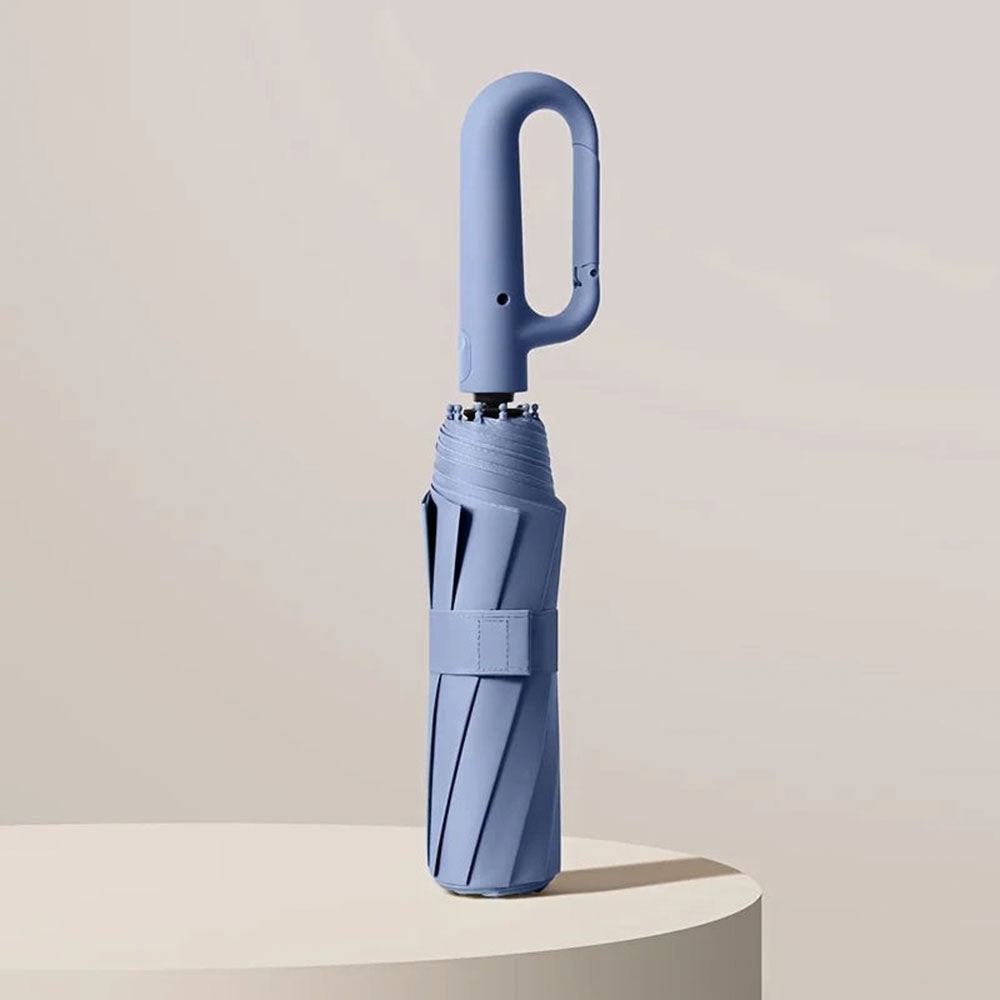 Callista Compact Windproof Travel Umbrella with Clip Handle - image 4