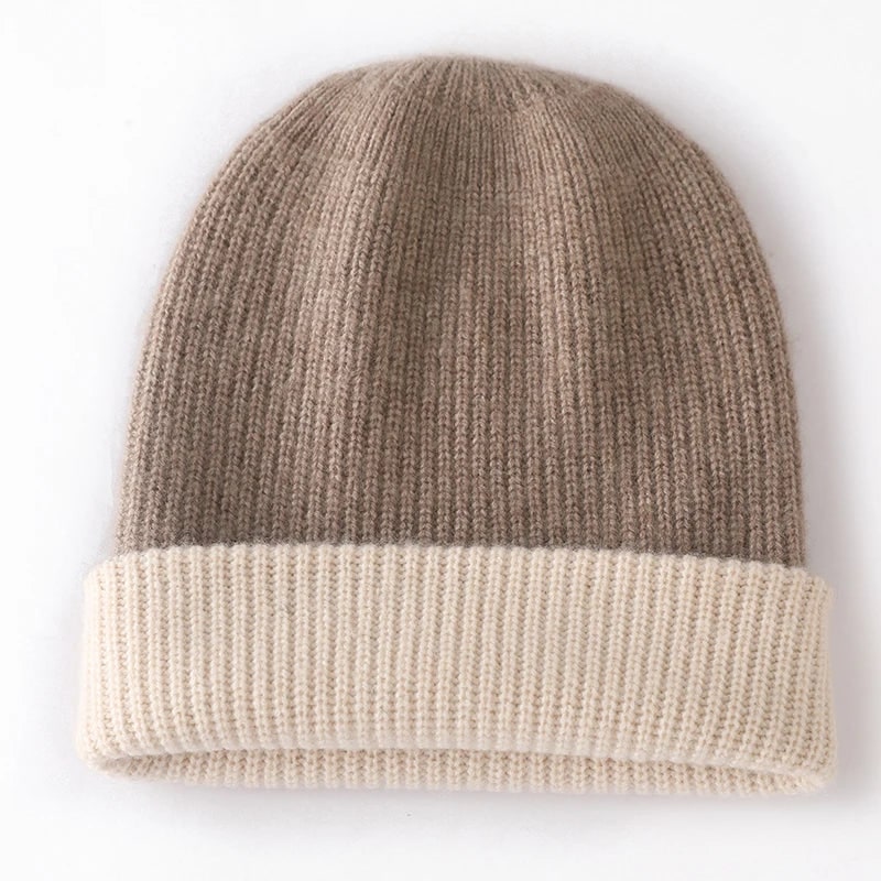 Stellan Reversible Two-Tone Rib Knit Beanie - image 3