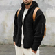 Cyriel Hooded Sherpa Fleece Jacket with Sleeve Pocket - image 7
