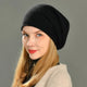 Ayla Slouchy Fine-Knit Beanie with Rolled Edge - image 4