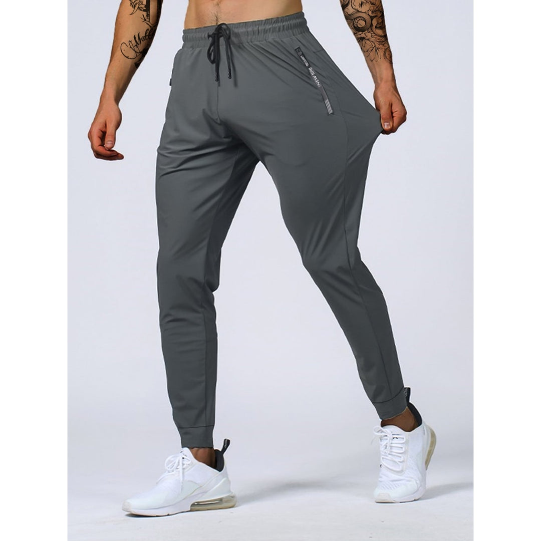 Jesse Tapered Stretch Joggers with Zip Pockets - image 1