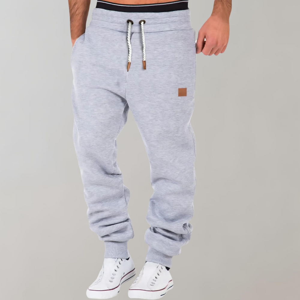 Bart Fleece Joggers with Drawstring Waist - image 2