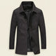 Valentijn Lined Car Coat with Point Collar - image 3