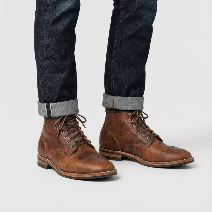 Barnaby | Men's Lace-Up Boots for Standing All Day, image 2