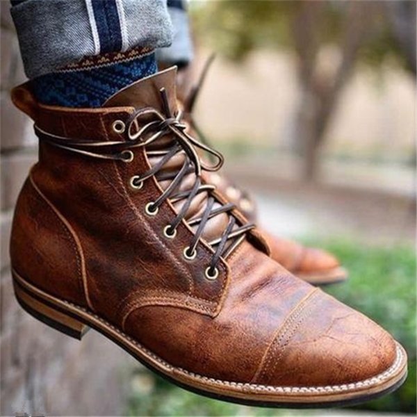 Barnaby | Men's Lace-Up Boots for Standing All Day, image 3