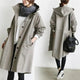 Belle Hooded Trench Coat with Drawstring Waist - image 1