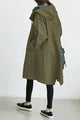 Belle Hooded Trench Coat with Drawstring Waist - image 4