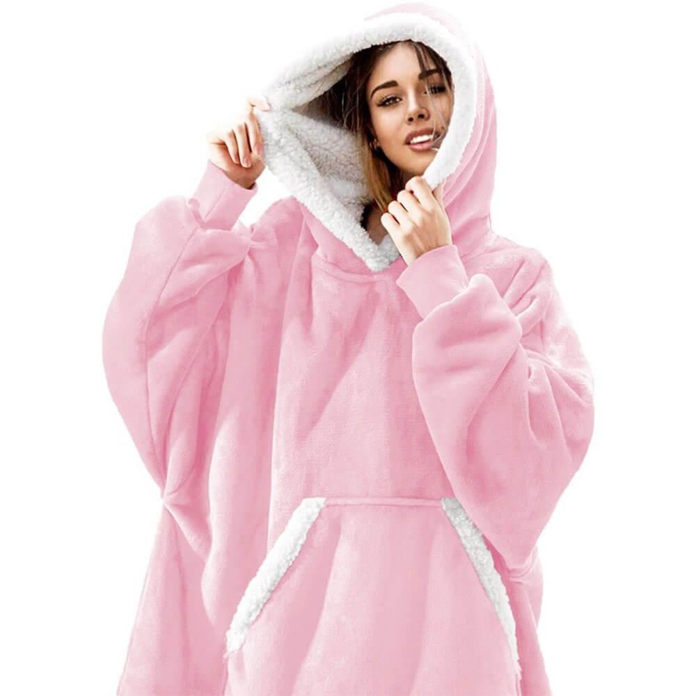 Lumi Oversized Sherpa-Lined Blanket Hoodie - image 1