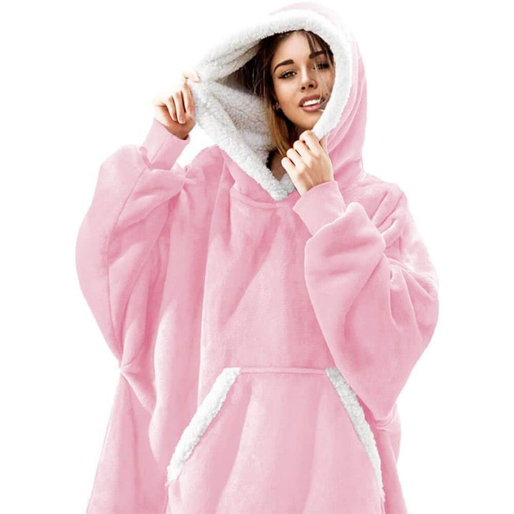 Lumi Oversized Sherpa-Lined Blanket Hoodie - image 1