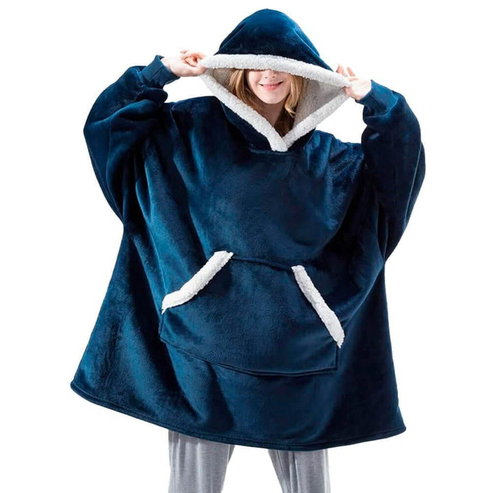 Lumi Oversized Sherpa-Lined Blanket Hoodie - image 15