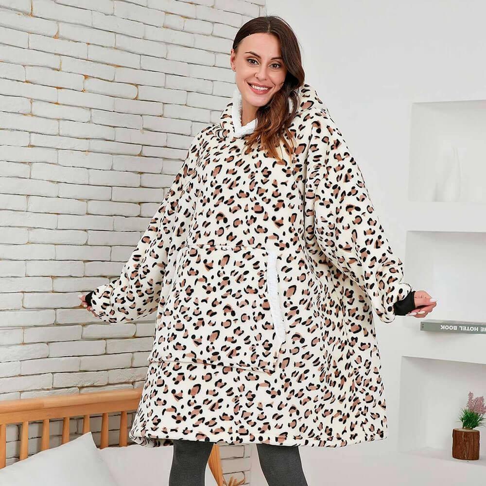 Lumi Oversized Sherpa-Lined Blanket Hoodie - image 2