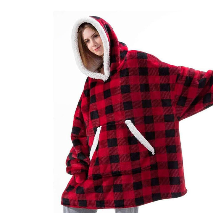 Lumi Oversized Sherpa-Lined Blanket Hoodie - image 16