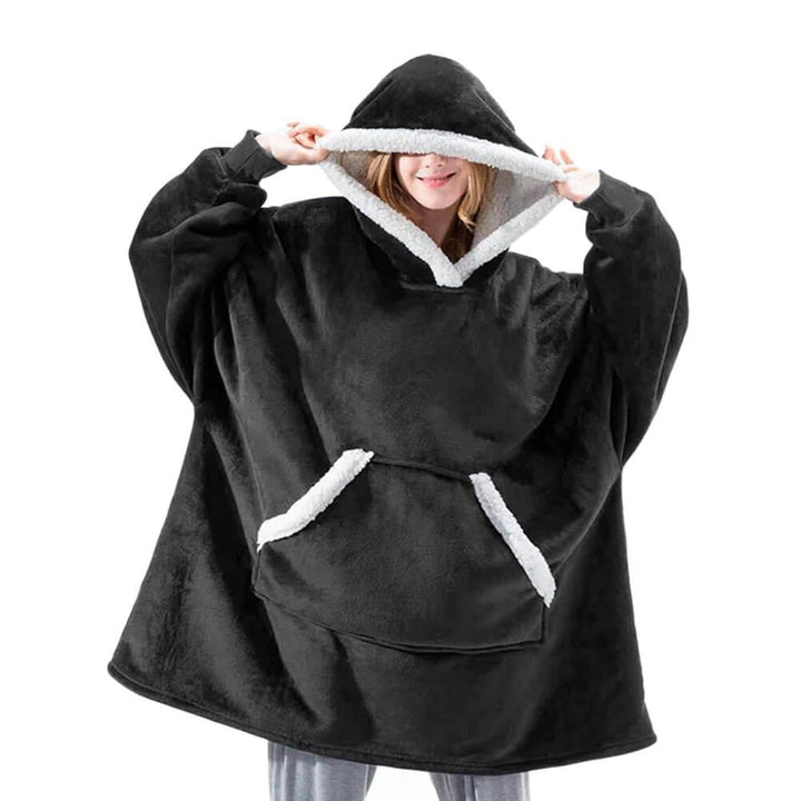Lumi Oversized Sherpa-Lined Blanket Hoodie - image 17