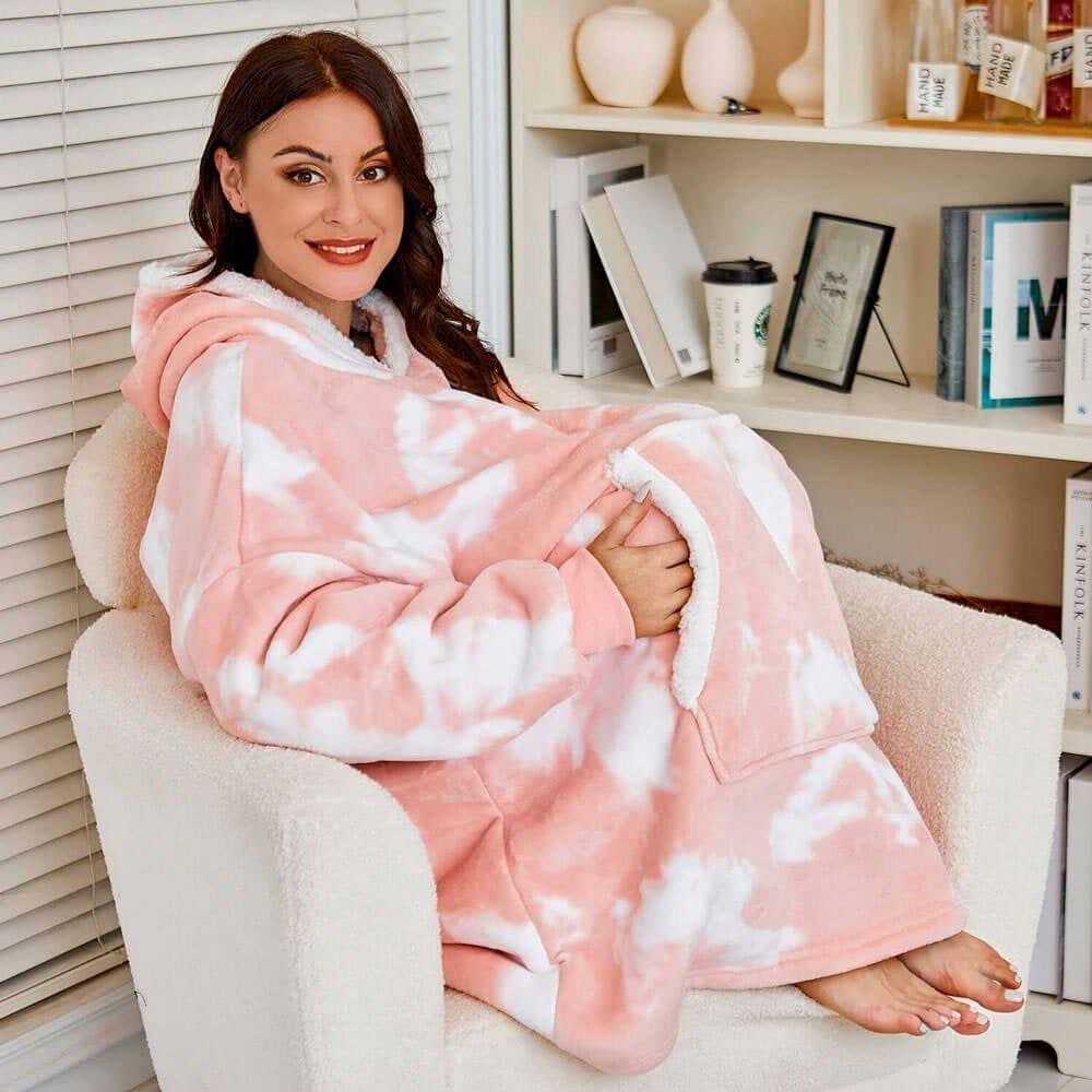 Lumi Oversized Sherpa-Lined Blanket Hoodie - image 4