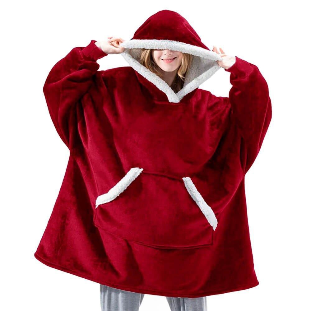 Lumi Oversized Sherpa-Lined Blanket Hoodie - image 5