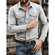 Krijn Washed Denim Western Shirt with Snap Pockets - image 7