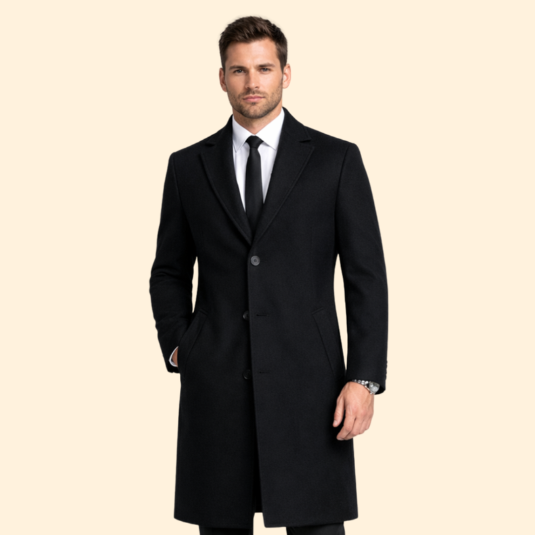 Redmond Single-Breasted Wool Overcoat - image 2