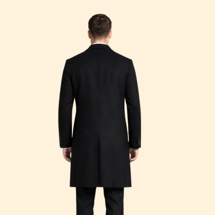 Redmond Single-Breasted Wool Overcoat - image 4