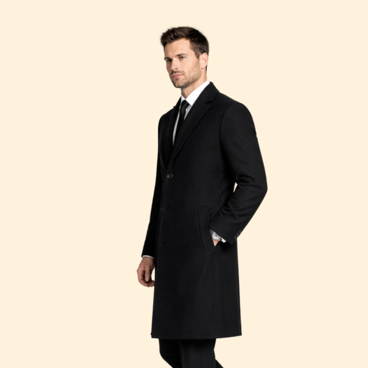 Redmond Single-Breasted Wool Overcoat - image 5